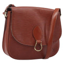 LOUIS VUITTON Epi Saint Cloud GM Shoulder Bag Brown M52193 LV Auth 202978-1