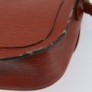 LOUIS VUITTON Epi Saint Cloud GM Shoulder Bag Brown M52193 LV Auth 202978-8