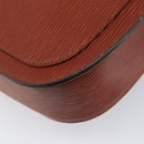 LOUIS VUITTON Epi Saint Cloud GM Shoulder Bag Brown M52193 LV Auth 202978-17