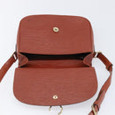 LOUIS VUITTON Epi Saint Cloud GM Shoulder Bag Brown M52193 LV Auth 202978-19