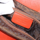 Salvatore Ferragamo Gancini Hand Bag Knitted Fabrics Red Silver Auth 202979V-23