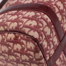 Christian Dior Trotter Canvas Boston Bag PVC Red Gold Auth 202981-18