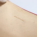 GUCCI Interlocking G Shoulder Bag Leather Red Gold 121546 Auth 202982-12