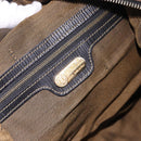FENDI Pecan Canvas Tote Bag Brown Black Auth 202984-18
