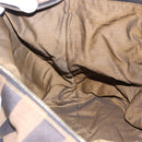 FENDI Pecan Canvas Tote Bag Brown Black Auth 202984-20