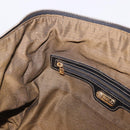 FENDI Pecan Canvas Tote Bag Brown Black Auth 202984-21