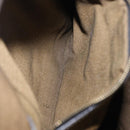 FENDI Pecan Canvas Tote Bag Brown Black Auth 202984-22