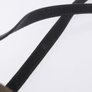 FENDI Pecan Canvas Tote Bag Brown Black Auth 202984-9