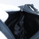LOEWE Flamenco Shoulder Bag Leather Black Auth 202986A-17