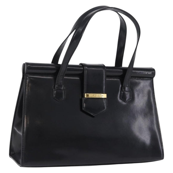 SAINT LAURENT Hand Bag Leather Black Gold 311210 Auth 202987