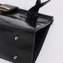 SAINT LAURENT Hand Bag Leather Black Gold 311210 Auth 202987-11