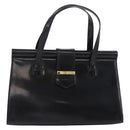 SAINT LAURENT Hand Bag Leather Black Gold 311210 Auth 202987-2