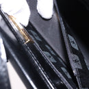 SAINT LAURENT Hand Bag Leather Black Gold 311210 Auth 202987-21