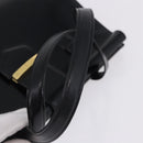 SAINT LAURENT Hand Bag Leather Black Gold 311210 Auth 202987-7