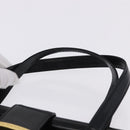 SAINT LAURENT Hand Bag Leather Black Gold 311210 Auth 202987-8
