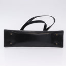 SAINT LAURENT Hand Bag Leather Black Gold 311210 Auth 202987-9