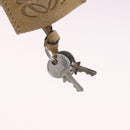 LOEWE Amazona 30 Hand Bag Suede Beige Silver Auth 202990V-9