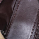 LOEWE Amazona 30 Hand Bag Suede Beige Silver Auth 202990V-10
