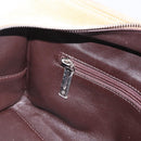 LOEWE Amazona 30 Hand Bag Suede Beige Silver Auth 202990V-25