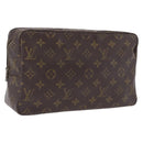 LOUIS VUITTON Monogram Trousse Toilette 28 Clutch Bag M47522 LV Auth 202993-1