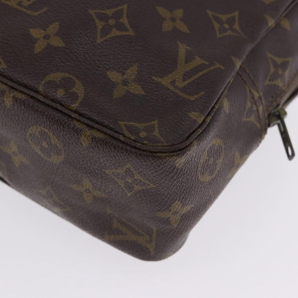 LOUIS VUITTON Monogram Trousse Toilette 28 Clutch Bag M47522 LV Auth 202993