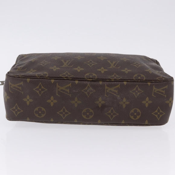 LOUIS VUITTON Monogram Trousse Toilette 28 Clutch Bag M47522 LV Auth 202993