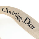 Christian Dior Saddle Shoulder Bag Leather 2way Navy Gold Auth 203000V-16