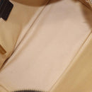 CELINE C Macadam Canvas Shoulder Bag Brown Gold Auth 203001-18