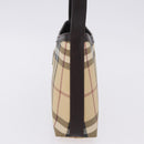 BURBERRY Nova Check Shoulder Bag PVC Beige Auth 203002-4