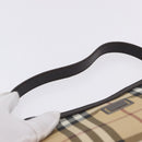 BURBERRY Nova Check Shoulder Bag PVC Beige Auth 203002-8