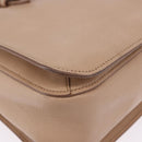 Miu Miu Hand Bag Leather 2way Beige Gold Auth 203009-12