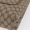 GUCCI GG Supreme Web Sherry Line Tote Bag PVC Beige Gold 89 02 003 Auth 203010-14