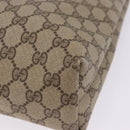 GUCCI GG Supreme Web Sherry Line Tote Bag PVC Beige Gold 89 02 003 Auth 203010-16