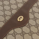 GUCCI GG Supreme Web Sherry Line Tote Bag PVC Beige Gold 89 02 003 Auth 203010-17