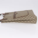GUCCI GG Supreme Web Sherry Line Tote Bag PVC Beige Gold 89 02 003 Auth 203010-4