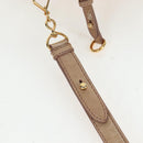 Miu Miu Hand Bag Vitellolux 2way Beige Gold Auth 203013V-10