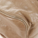 Miu Miu Hand Bag Vitellolux 2way Beige Gold Auth 203013V-14
