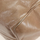 Miu Miu Hand Bag Vitellolux 2way Beige Gold Auth 203013V-15