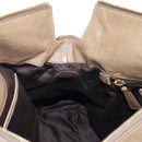 Miu Miu Hand Bag Vitellolux 2way Beige Gold Auth 203013V-22