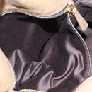 Miu Miu Hand Bag Vitellolux 2way Beige Gold Auth 203013V-26