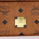 MCM Vicetos Logogram Hand Bag PVC Leather 2way Brown Gold Auth 203014A-18