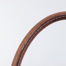CELINE Macadam Canvas Boston Bag PVC Leather Brown Gold Auth 203018-9