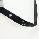 CELINE Shoulder Bag Knitted Fabrics Red Silver Auth 203021V-10