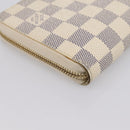 LOUIS VUITTON Damier Azur Zippy Organizer Long Wallet N60012 LV Auth 203024V-17