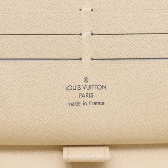 LOUIS VUITTON Damier Azur Zippy Organizer Long Wallet N60012 LV Auth 203024V