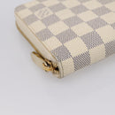LOUIS VUITTON Damier Azur Zippy Organizer Long Wallet N60012 LV Auth 203024V-15