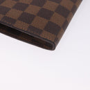 LOUIS VUITTON Damier Ebene Poche Toilette 15 Pouch N47548 LV Auth 203025-15