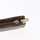LOUIS VUITTON Damier Ebene Poche Toilette 15 Pouch N47548 LV Auth 203025-9
