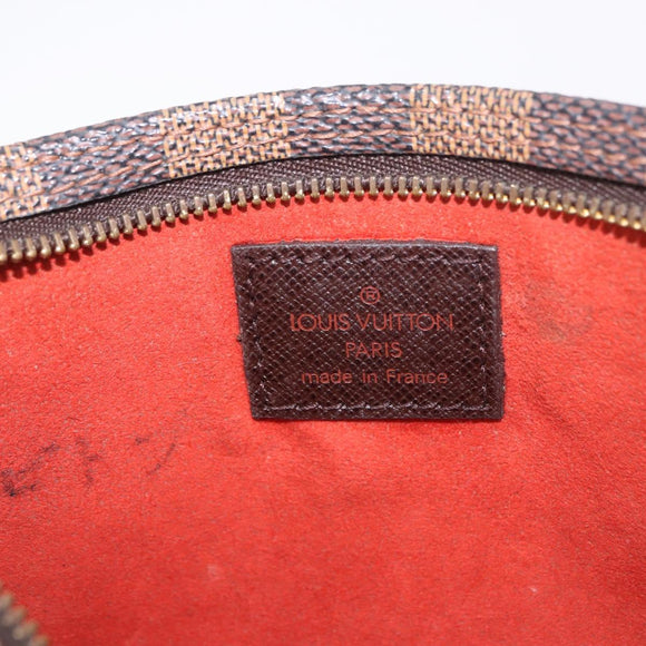LOUIS VUITTON Damier Ebene Poche Toilette 15 Pouch N47548 LV Auth 203025