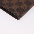 LOUIS VUITTON Damier Ebene Poche Toilette 15 Pouch N47548 LV Auth 203025-7